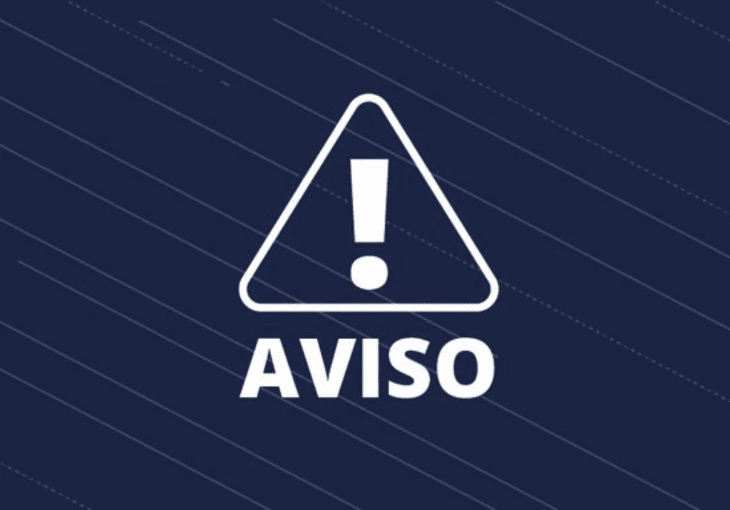 Aviso DNIT alerta para interdição total da BR-163/SC, em Guaraciaba, nesta quarta-feira, 7