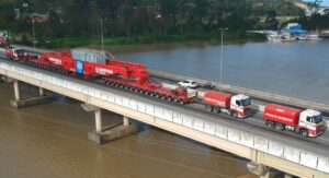 Passagem de carga superdimensionada causará lentidão nas BRs-470 e 101
