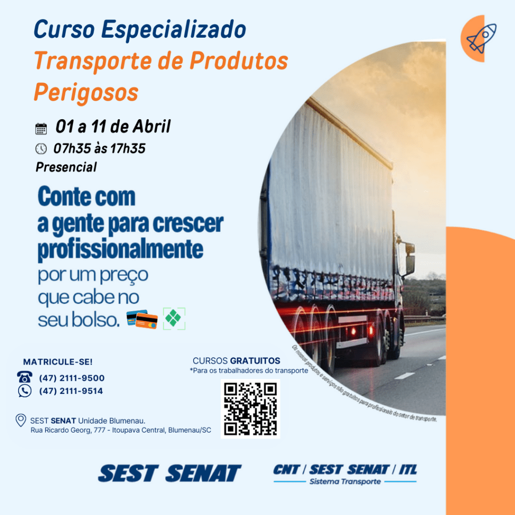 curso sest senat blumenau