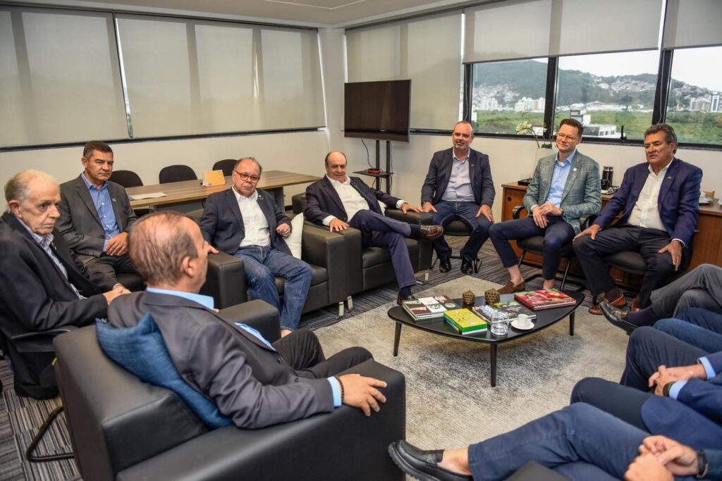 Encontro promovido pelo Sebrae com presença do governador Jorginho Mello. 21/05/2025. Foto: Mafalda Foto