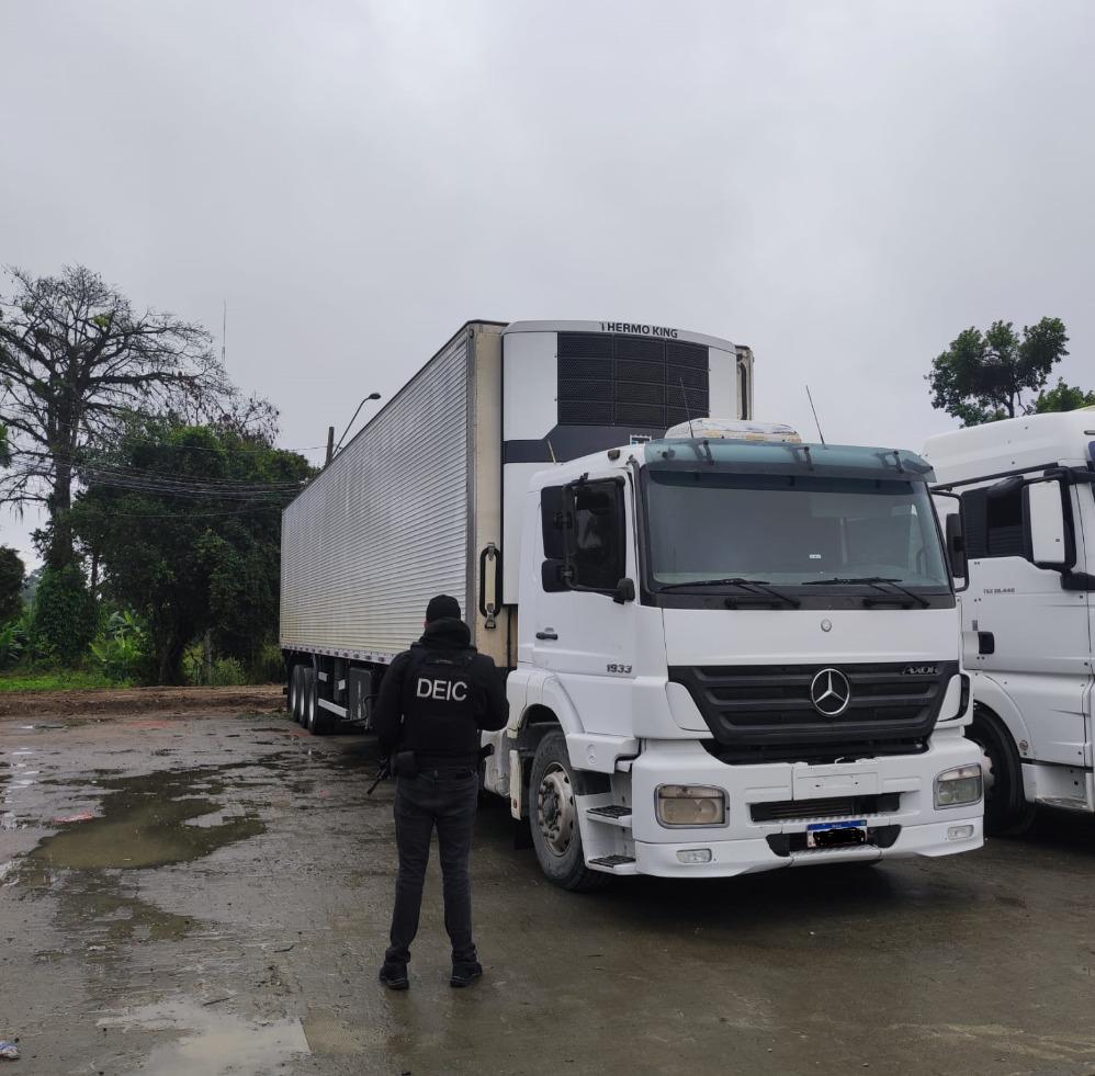 DFRC/DEIC recupera carga e prende envolvido em roubo de veículo