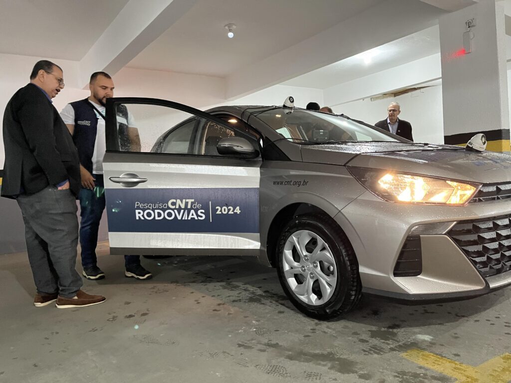 Pesquisa CNT de Rodovias 2024 Fetrancesc Carro da pesquisa