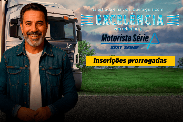 Inscrições prorrogadas para o projeto Motorista Série A