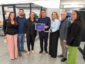 Sest SEnat inaugura centro logístico e firma parcerias em Itajaí