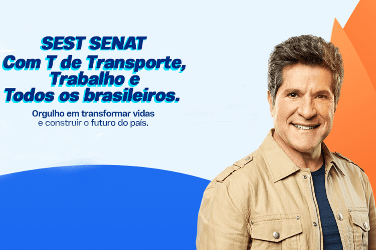 Nova campanha de publicidade do SEST SENAT destaca presença em todo o Brasil. Com cantor DANIEL