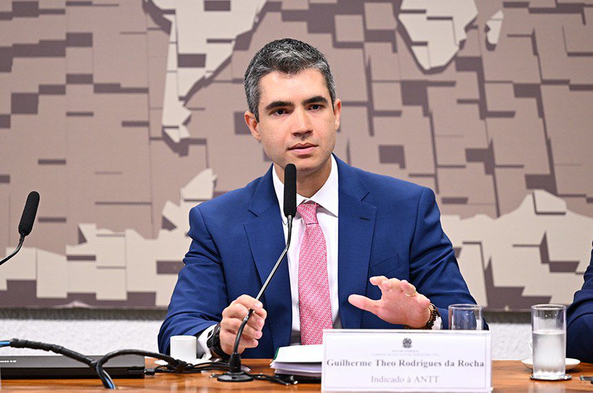 Guilherme Theo Sampaio, atual diretor e indicado para diretor-geral da ANTT Foto: Edilson Rodrigues/Agência Senado