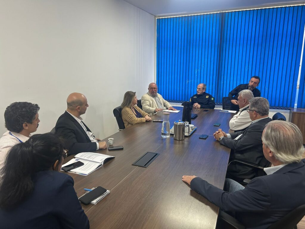 A Polícia Rodoviária Federal (PRF) está estudando a possibilidade de mudança de local do atual posto de fiscalização na cidade de Itapema, às margens da BR-101. Uma reunião do COFEM com a PRF foi realizada para tratar do tema. 21/08/2025 Foto: COFEM