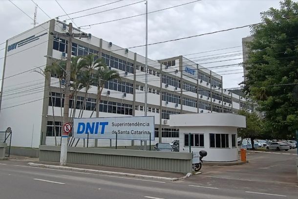 fachada do prédio do DNIT em Florianópolis Foto: DNIT/Reprodução
