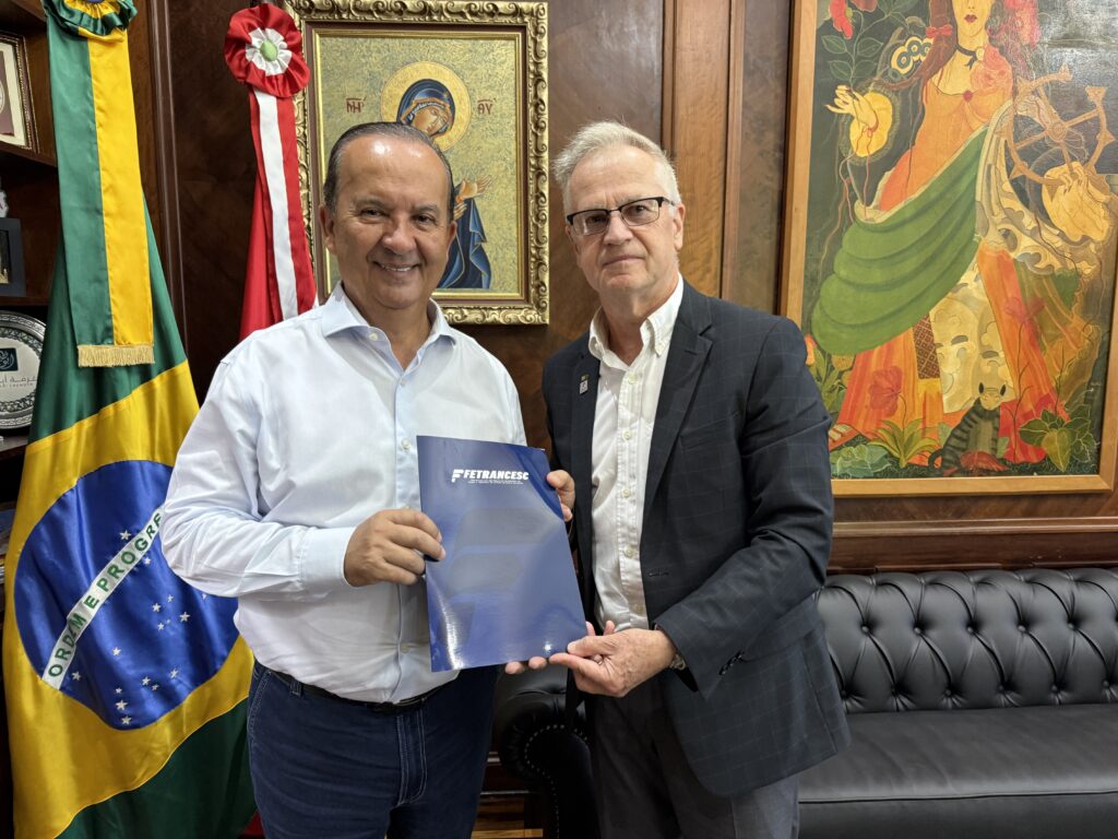 Governador Jorginho Mello recebe relatório da Fetrancesc e fala sobre a Via Mar 15/10/2025 Foto: Fetrancesc