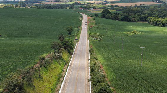 Obras da BR-163/SC alcançam 94% de execução e avançam para a fase final, aponta DNIT. Foto: DNIT