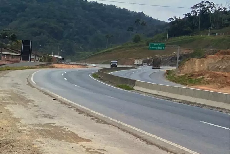 BR-470 terá trecho totalmente interditado nesta terça-feira em Gaspar