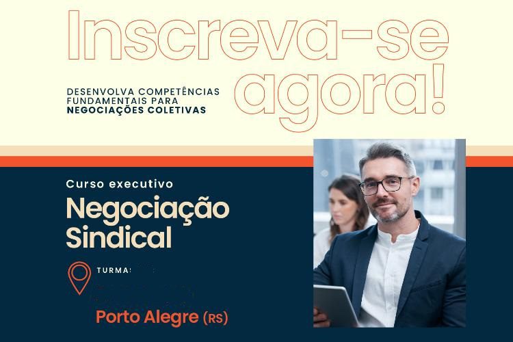 curso negociação sindical em POA