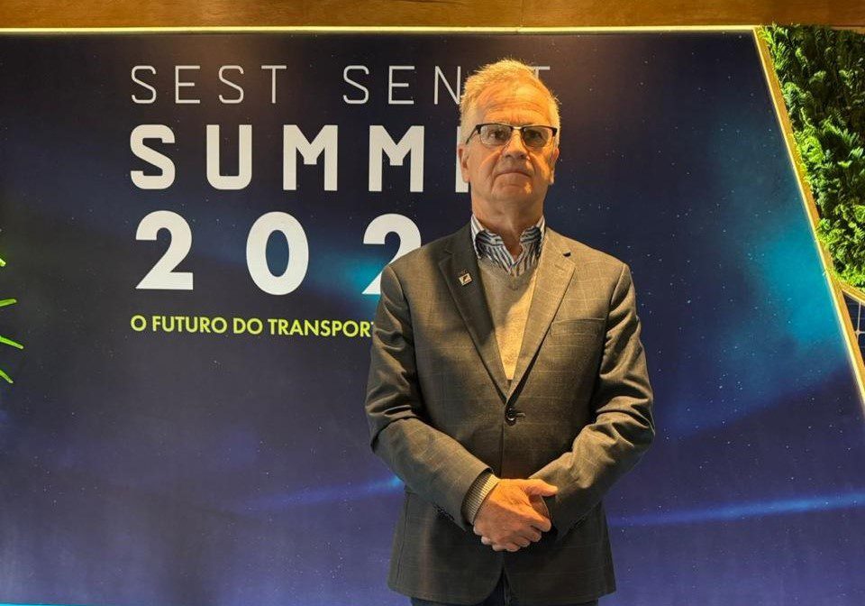 Presidente da Fetrancesc, Dagnor Schneider, participa do SEST SENAT Summit, em São Paulo, 28/08/2024