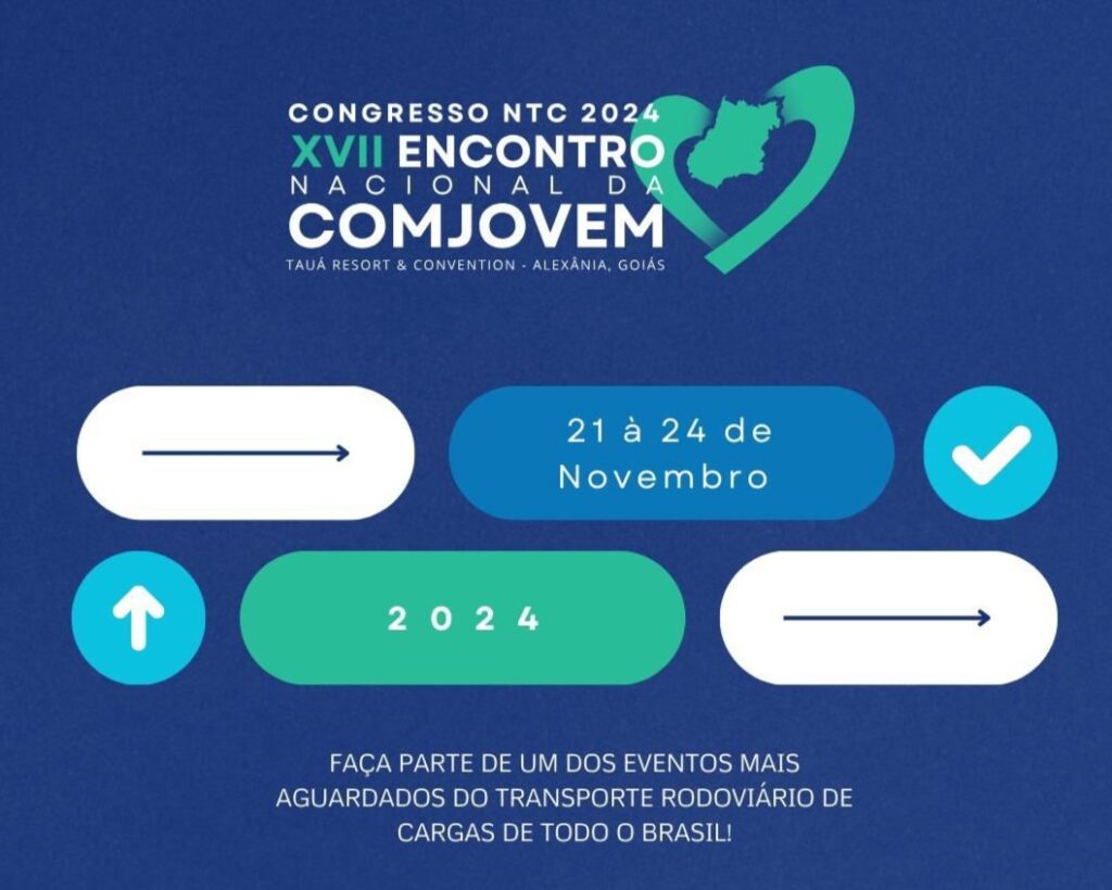 Últimos dias para se inscrever no Congresso NTC 2024 – XVII Encontro Nacional da COMJOVEM, em Goiás