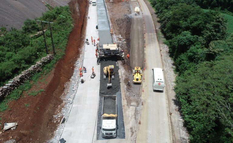 DNIT executa última fase das obras de pavimentação e adequação da BR-163/SC