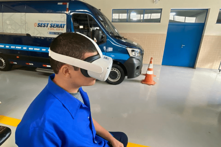 SEST SENAT lança projeto de realidade virtual para prevenção de acidentes Foto: sest senat