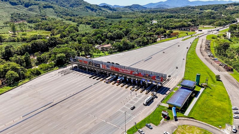 Arteris Litoral Sul terá nova tarifa de pedágio a partir de 9 de julho