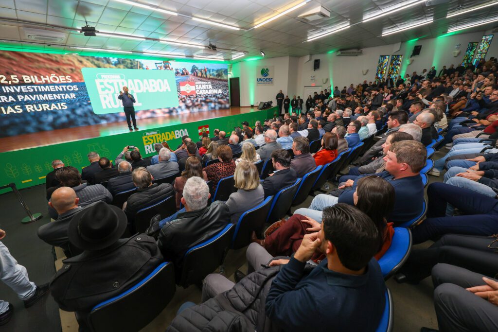 Programa Estrada Boa Rural é lançado com investimentos para transformar a realidade da infraestrutura no interior de SC