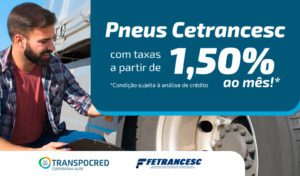 Crédito facilitado para pneus: parceria com a Transpocred beneficia associados do Sistema Fetrancesc