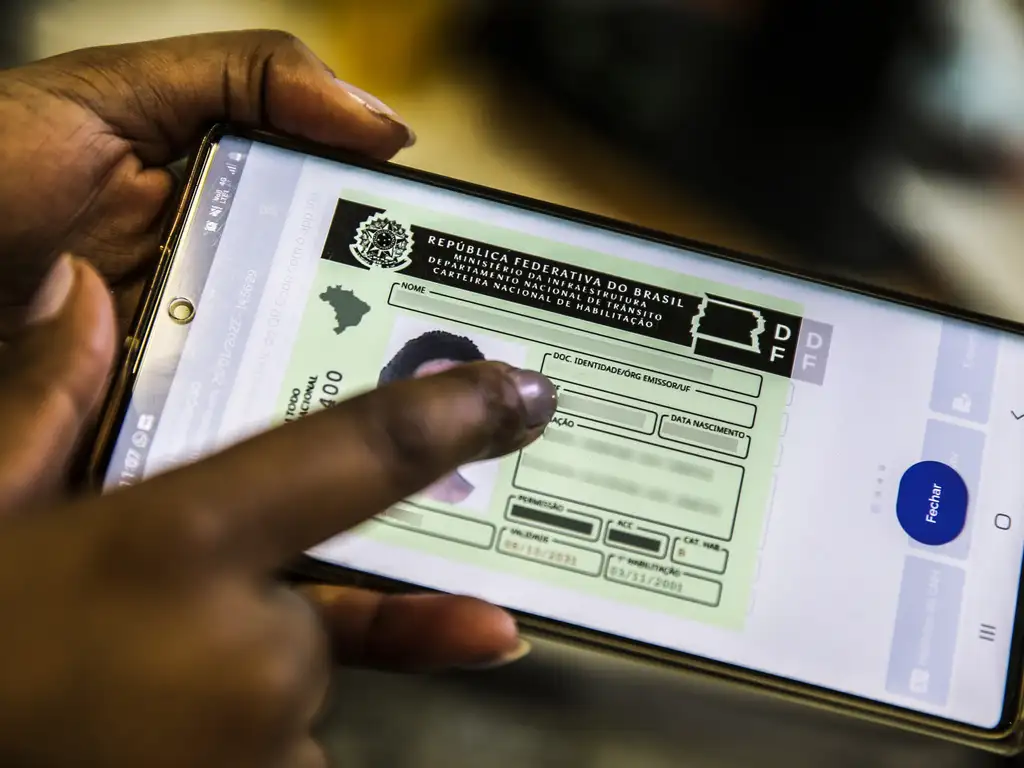 CNH Digital,Carteira de Trânsito para Celular, Carteira Nacional de Habilitação. Foto: Marcello Casal Jr/Agência Brasil