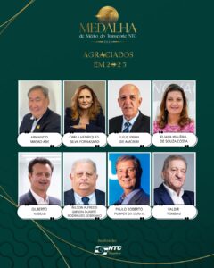 Homenageados com a 37ª medalha da NTC 2025