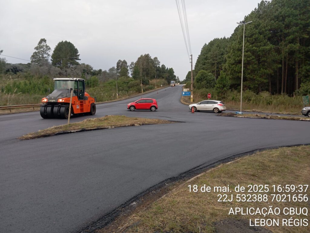 Estrada Boa: SC-120 entre Curitibanos e Lebon Régis Foto: Governo SC