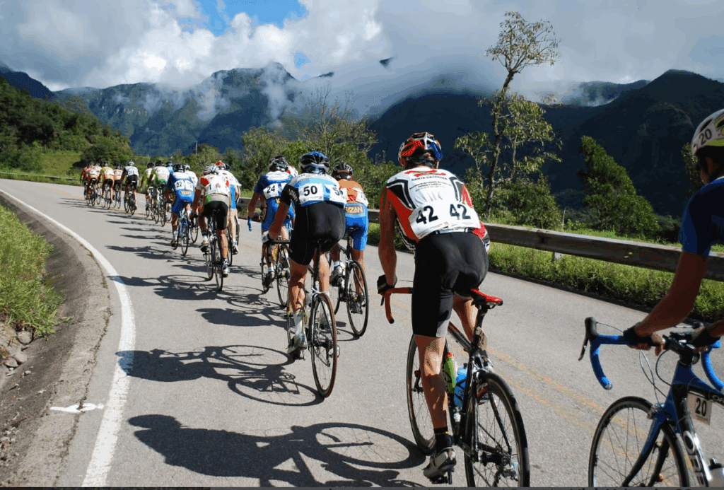 Rodovias estaduais terão interdições durante a semana em função de evento ciclístico. Foto: Divulgação/Volta Ciclística de Santa Catarina