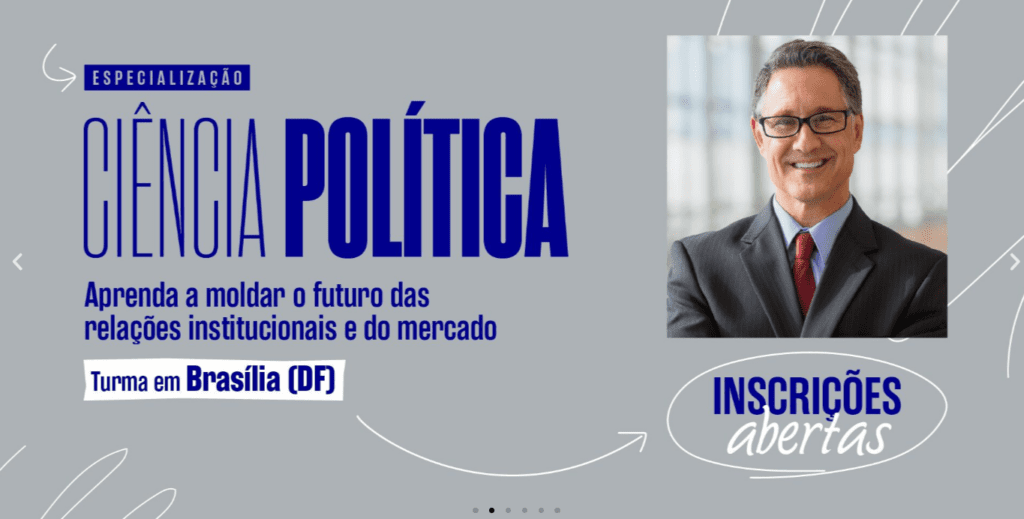 Inscrições para especialização em Gestão de Ciência Política do ITL encerram em março. Imagem: Reprodução, ITL